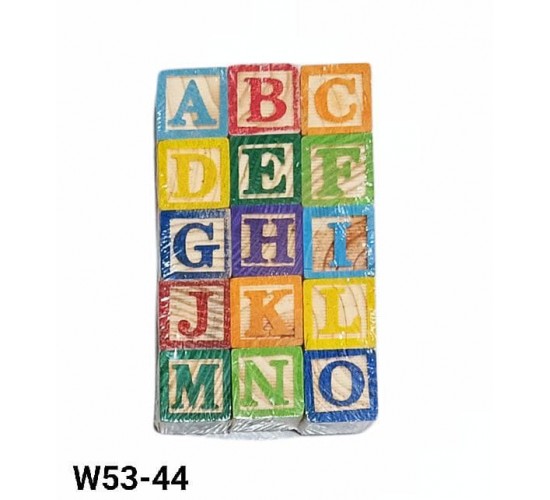W53-44 مكعبات حروف 