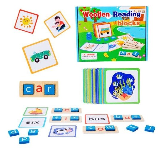 W53-73 مكعبات تكوين الكلمات الإنجليزية