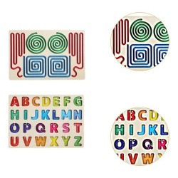 W53-81 بورد التهيئه للكتابه و تعليم الحروف الانجليزي كابيتال و صمول