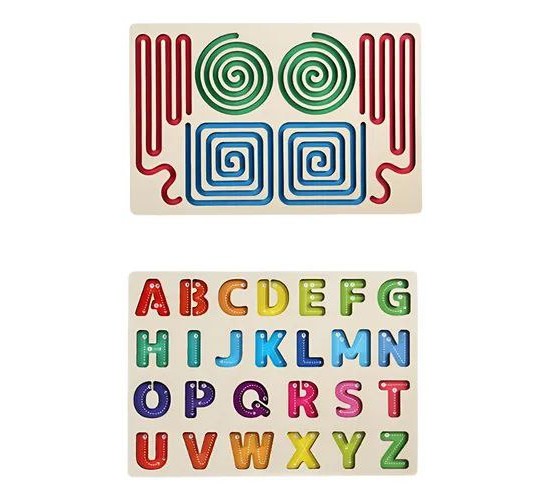 W53-81 بورد التهيئه للكتابه و تعليم الحروف الانجليزي كابيتال و صمول