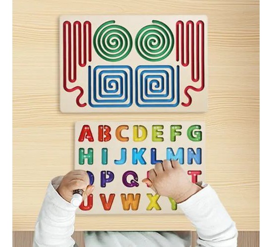 W53-81 بورد التهيئه للكتابه و تعليم الحروف الانجليزي كابيتال و صمول