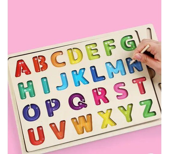 W53-81 بورد التهيئه للكتابه و تعليم الحروف الانجليزي كابيتال و صمول