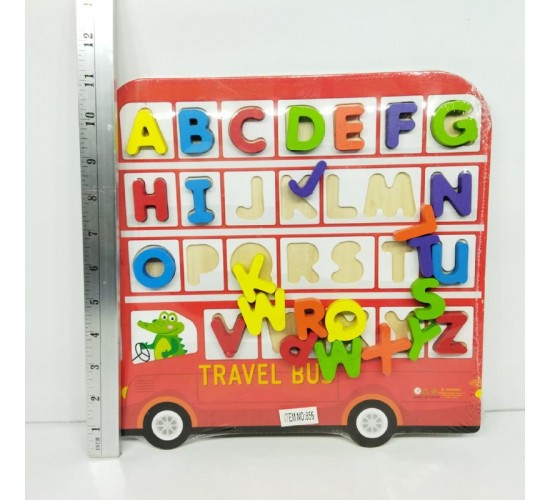 W53-88 باص بازل حروف وارقام انجليزي 