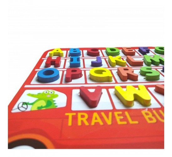 W53-88 باص بازل حروف وارقام انجليزي 