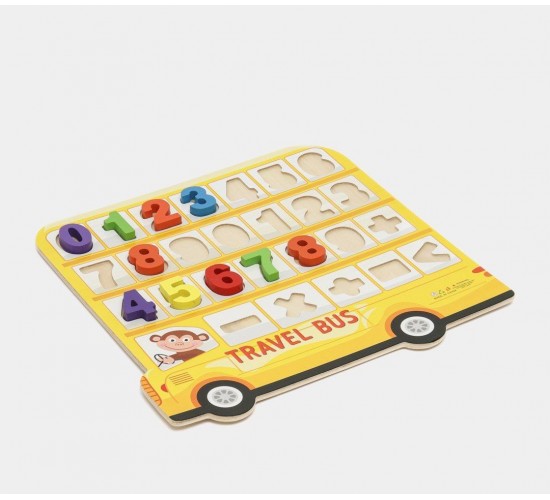 W53-88 باص بازل حروف وارقام انجليزي 