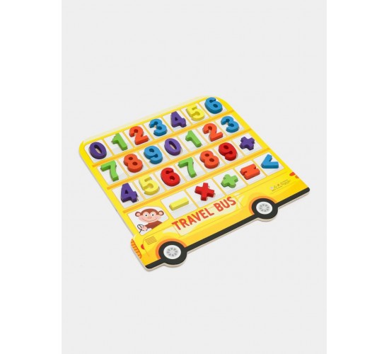 W53-88 باص بازل حروف وارقام انجليزي 