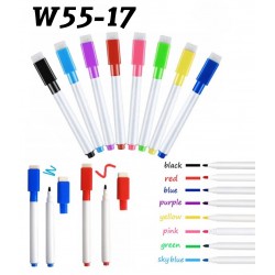 W55-17 باكيت 8 اقلام سبورة ملونة 