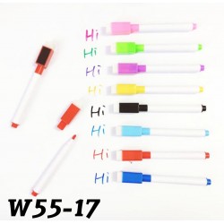 W55-17 باكيت 8 اقلام سبورة ملونة 