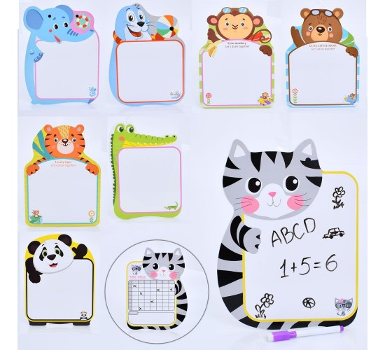 W55-47 سبورة وايت بورد و قلم و جدول الايام