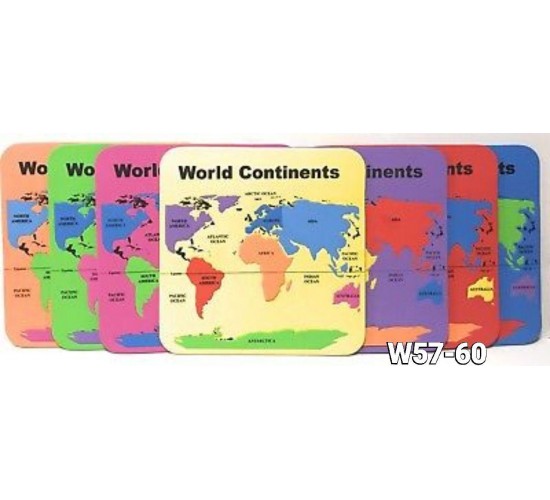 W57-60 خريطة العالم فوم 