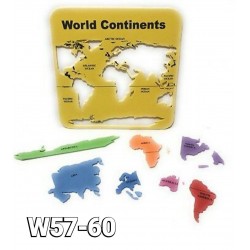 W57-60 خريطة العالم فوم 