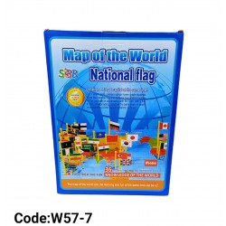 W57-7 خريطة اعلام الدول 
