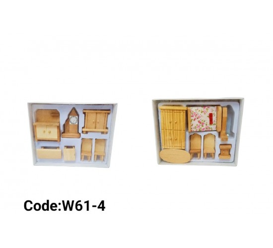 W61-4 غرف تمثيليه خشبيه 