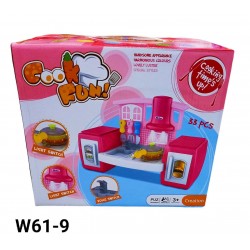 W61-9 مطبخ بلاستك 