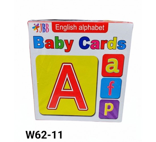 W62-11 بطاقه الطفل حروف انجليزي 