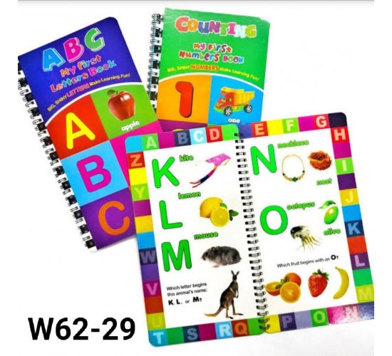 W62-29 تعليم حروف وارقام 