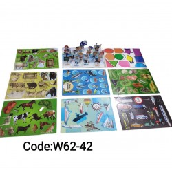 W62-42 لوحات تعليميه ثري دي 