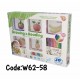 W62-58 علبة كروت تلوين + الوان