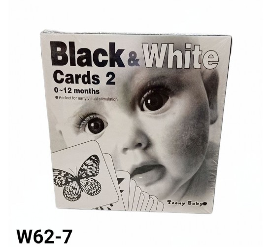 W62-7 بطاقة الطفل ابيض و اسود W62-7 بطاقة الطفل ابيض و اسود