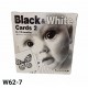 W62-7 بطاقة الطفل ابيض و اسود W62-7 بطاقة الطفل ابيض و اسود