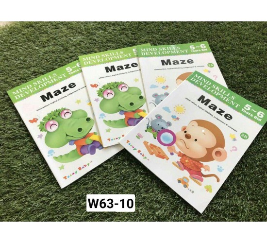 W63-10 مجموعه 4 كتب المتاهه 5-6 او   MAZE