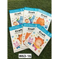W63-16 مجموعه 6 كتب الأعمال اليدوية 3-4 او   CRAFT