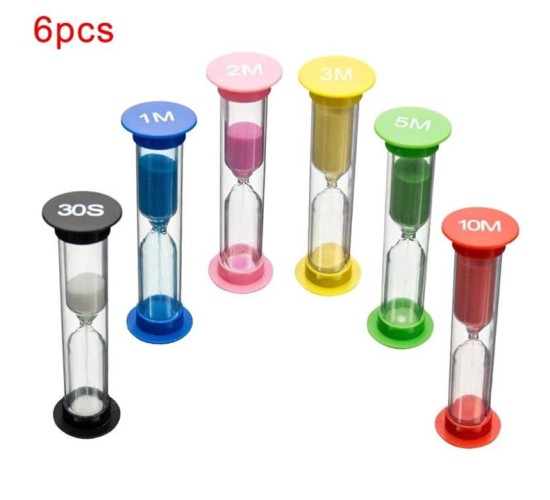 W7-7 باكيت ساعه رملية 6 قطع  