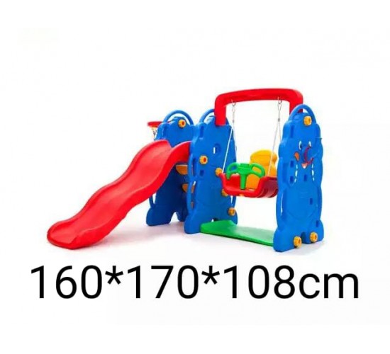 W70-11 زحليقة ومرجيحة وباسكت 170*160*108 سم W70-11 زحليقة ومرجيحة وباسكت 170*160*108 سم