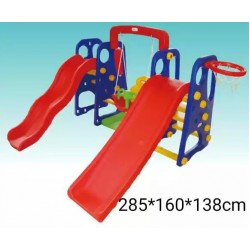 W70-15 زحليقة2 ومرجيحة وباسكت 160*285*138 سم W70-15 زحليقة2 ومرجيحة وباسكت 160*285*138 سم