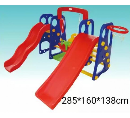 W70-15 زحليقة2 ومرجيحة وباسكت 160*285*138 سم W70-15 زحليقة2 ومرجيحة وباسكت 160*285*138 سم