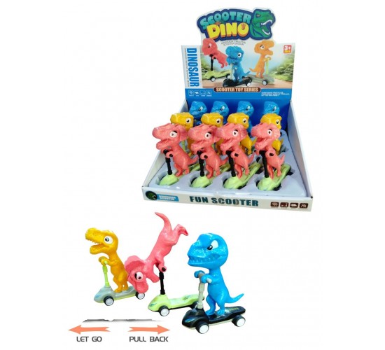 W73-89 ستاند سكوتر ديناصور 12 قطعة  289/3 22/115