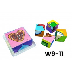W9-11 بازل مكعبات 4 قطع