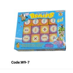  W9-7 بازل مكعبات 12 قطعه بلاستيك